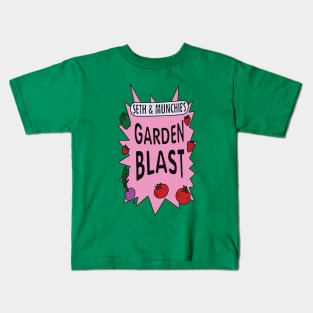 Seth and Munchie's Garden Blast Kids T-Shirt